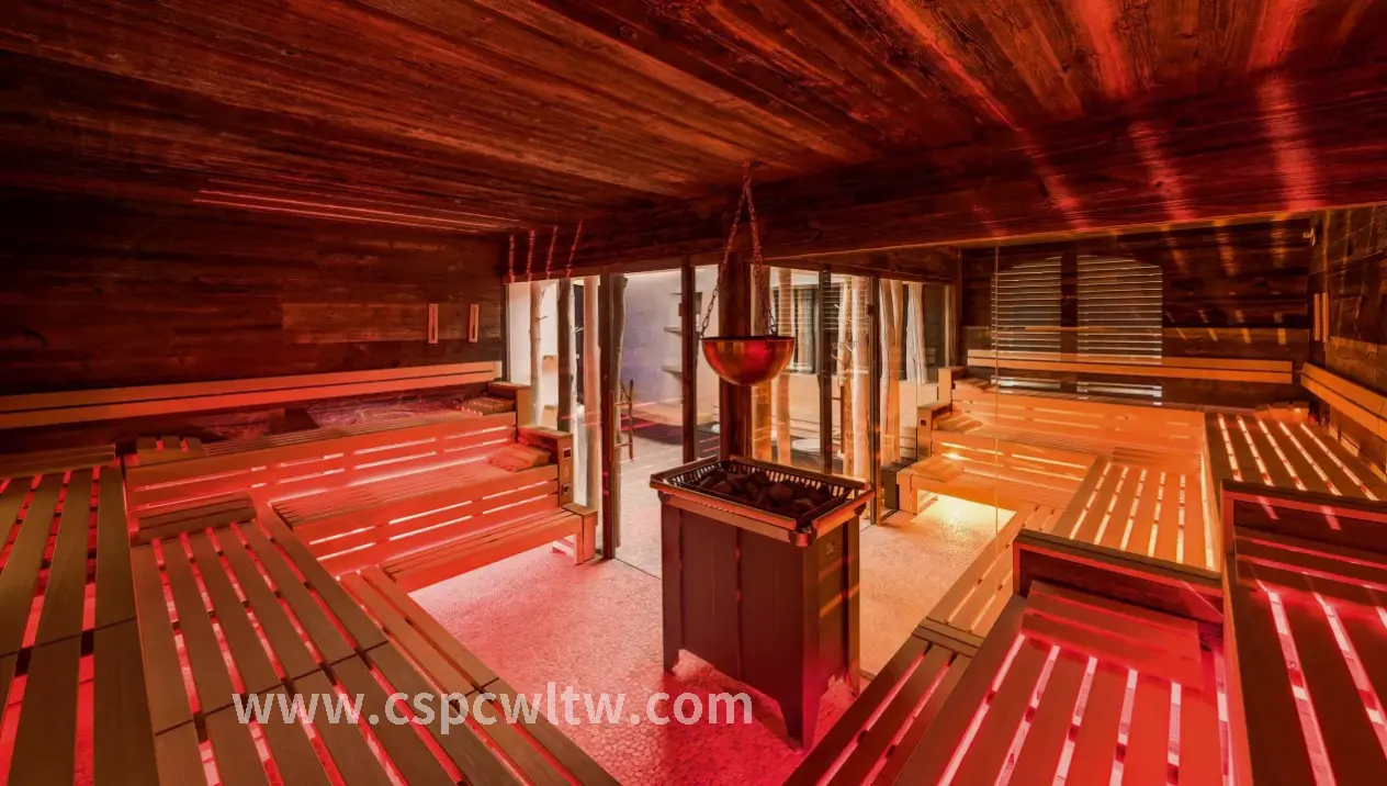 现代桑拿房内部